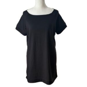 Onzie Flow Black Split Sweatshirt Top XS/S | Athleisure Oversized NWT